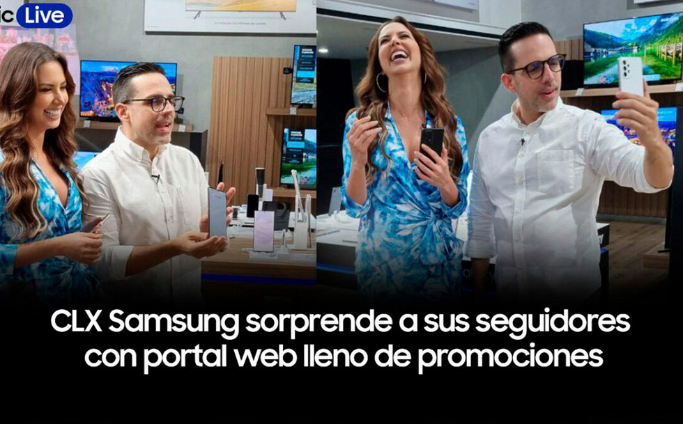 CLX Samsung surprises its followers with a web portal full of promotions