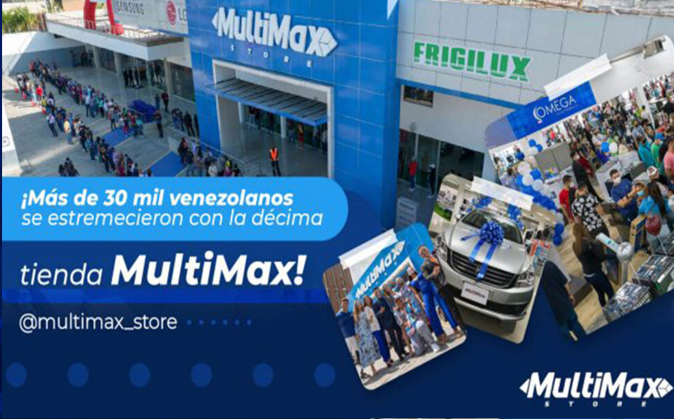 More than 30 thousand Venezuelans were shocked by the tenth MultiMax store!