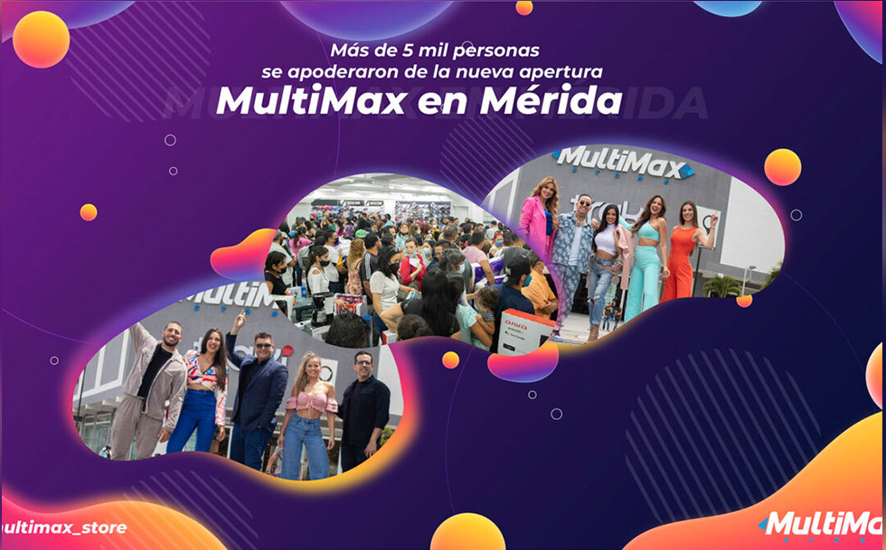 More than 5 thousand people took over the new MultiMax opening in Mérida