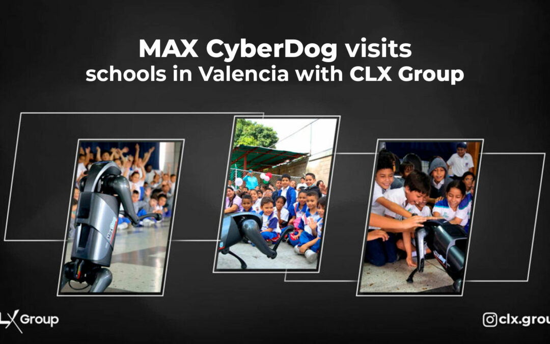 MAX CyberDog visits schools in Valencia with CLX Group