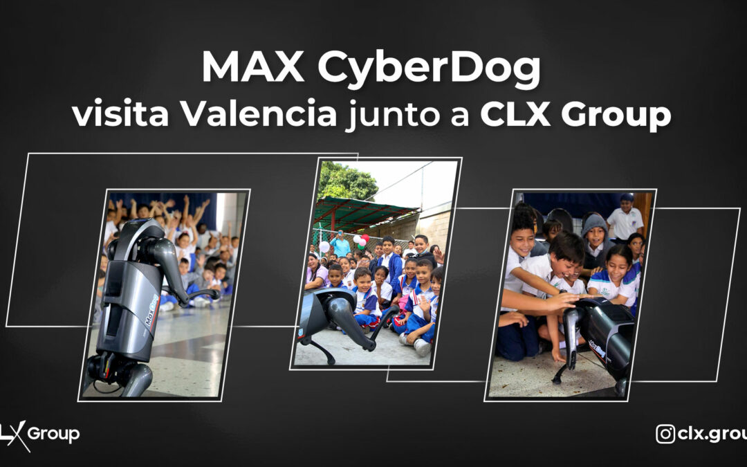 MAX CyberDog visits schools in Valencia with CLX Group