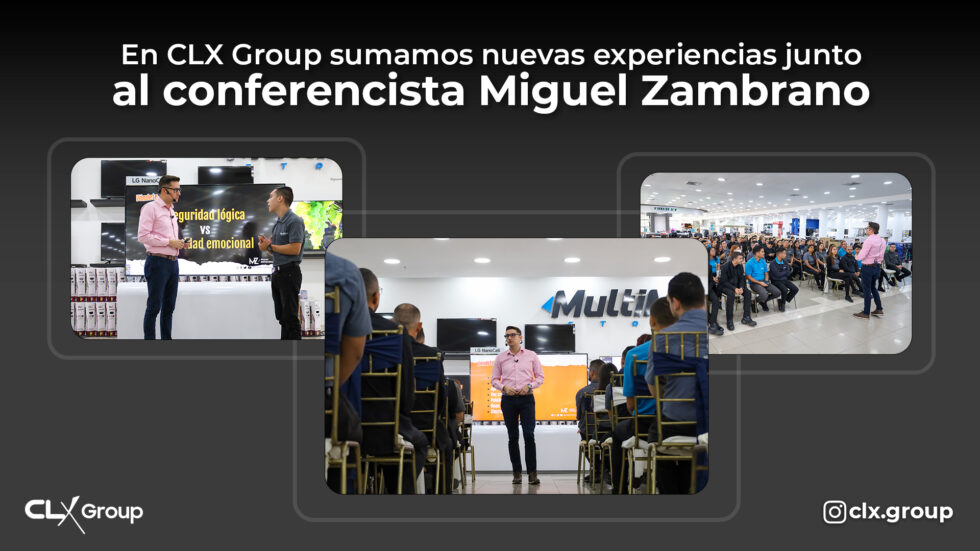 CLX Group adds new experiences with the lecturer Miguel Zambrano