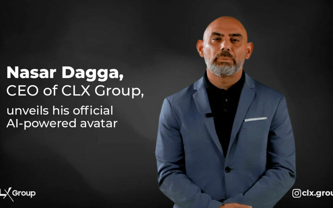 Nasar Dagga, CEO of CLX Group, unveils his official AI-powered avatar