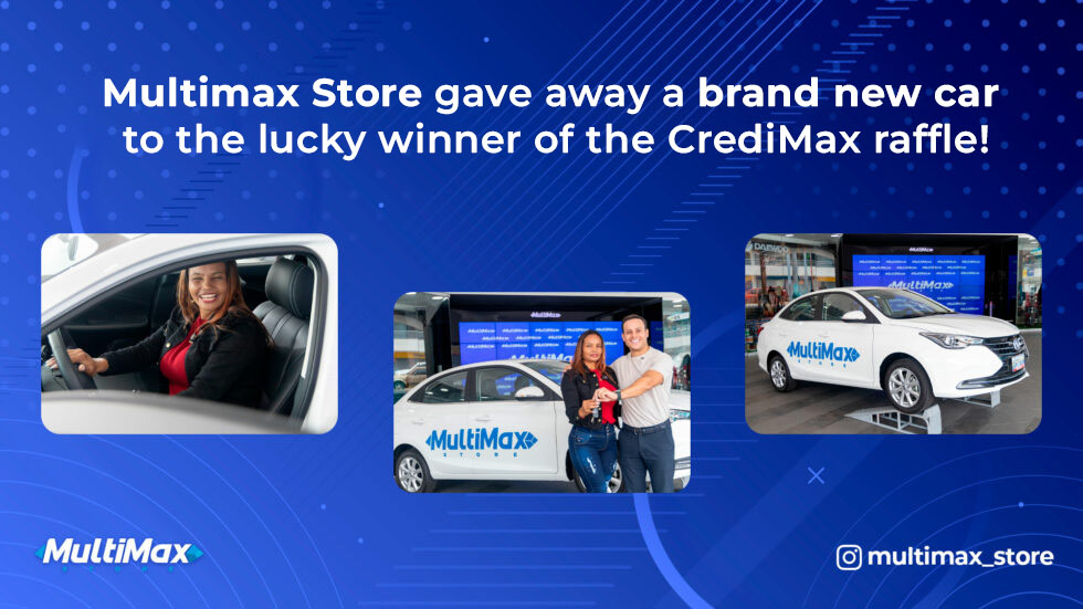 Multimax Store gave away a brand new car to the lucky winner of the CrediMax raffle!